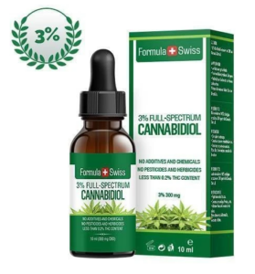 Formula Swiss CBD olie 3% på tilbud og med rabatkode mulighed